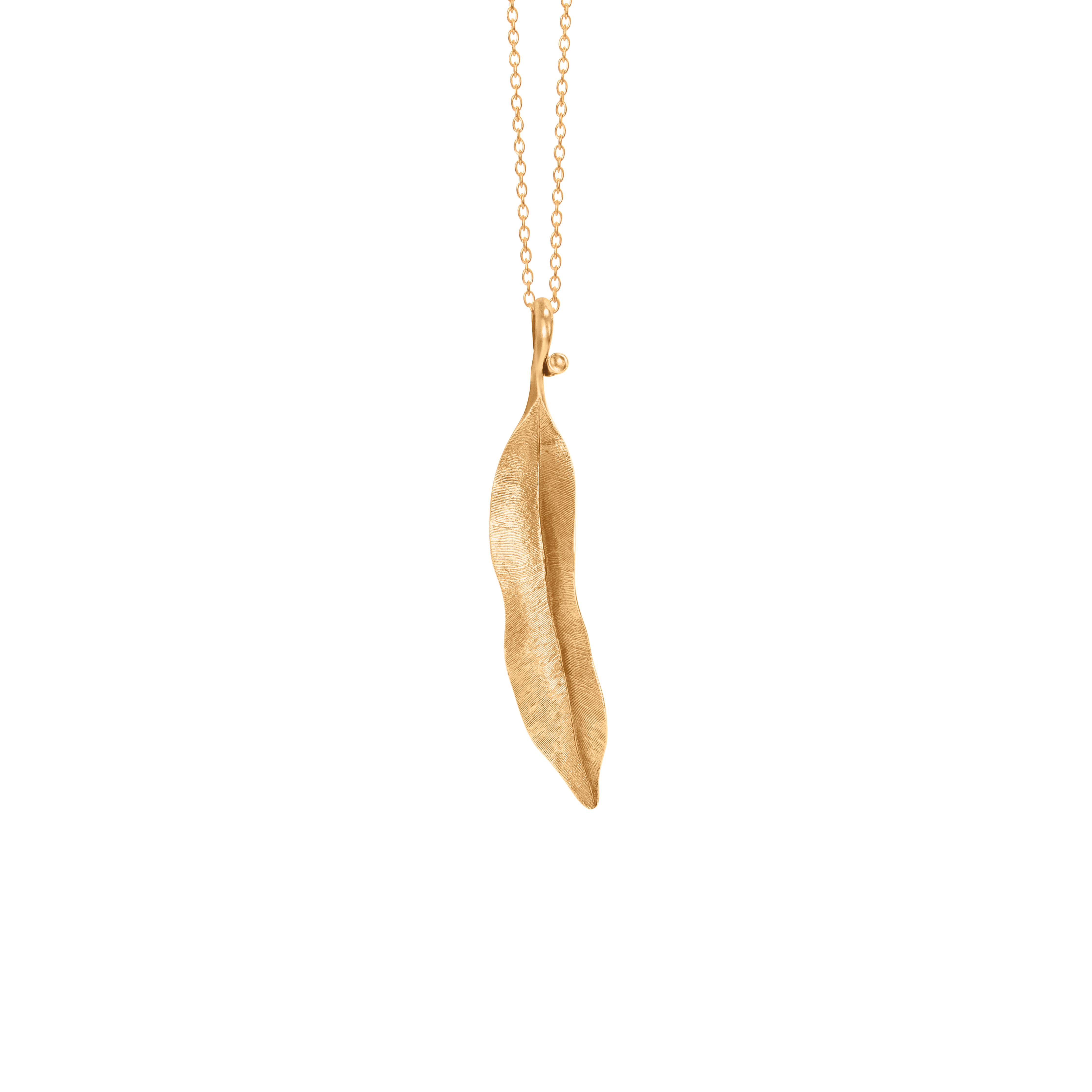 Ole Lynggaard Copenhagen Leaves Pendant (4.5cms)