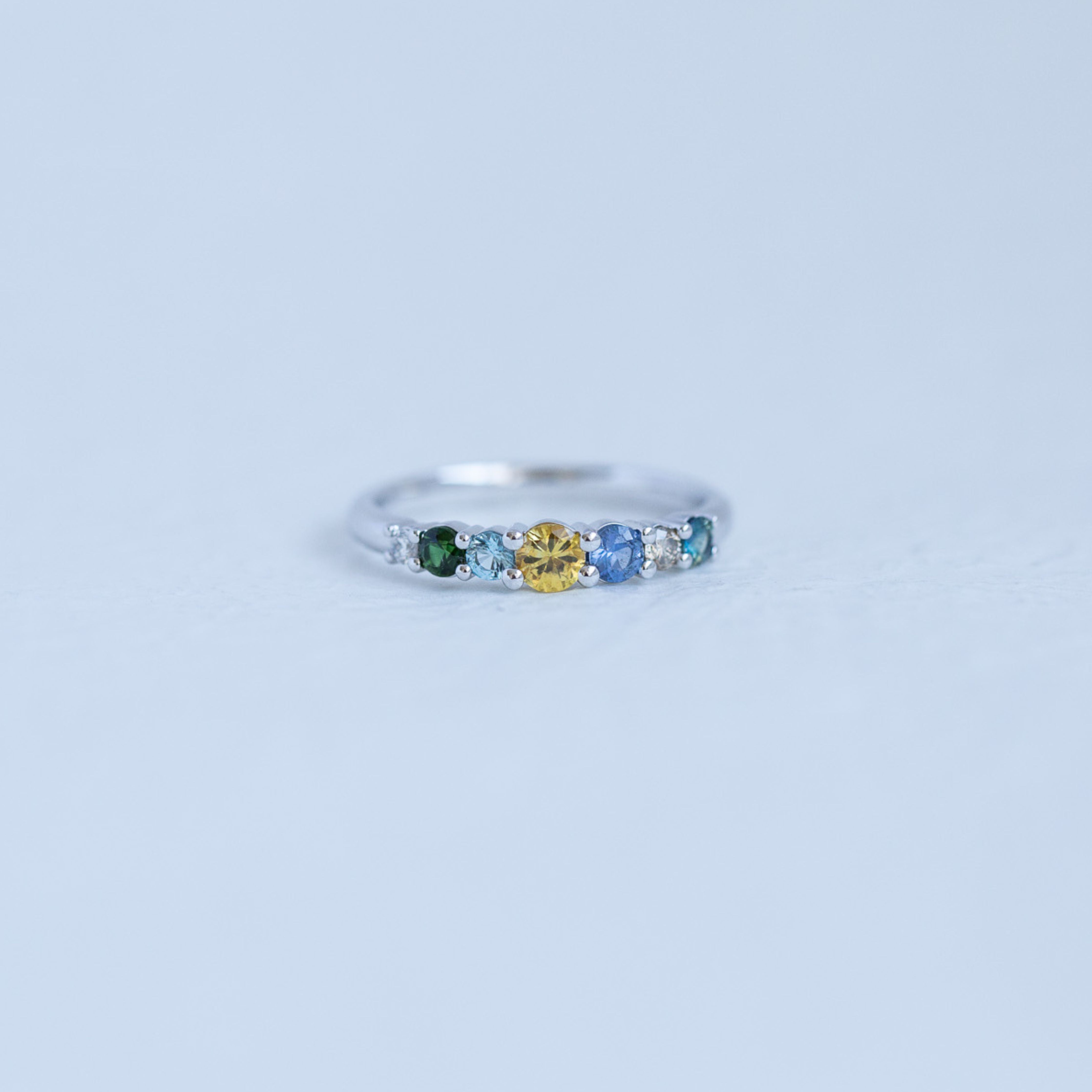 'Four Seasons' Winter 9K White Gold Ring