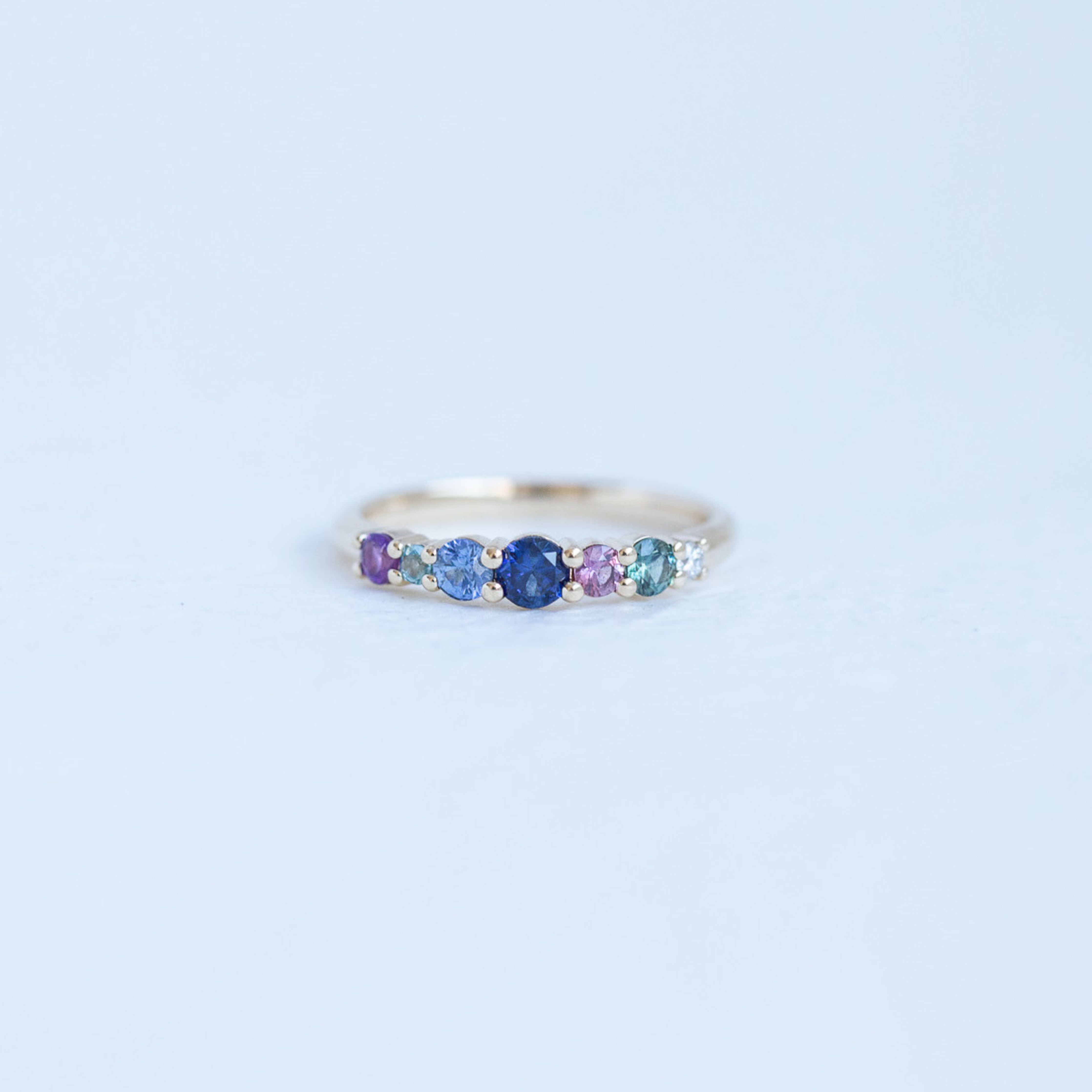 'Four Seasons' Summer 9K Yellow Gold Ring