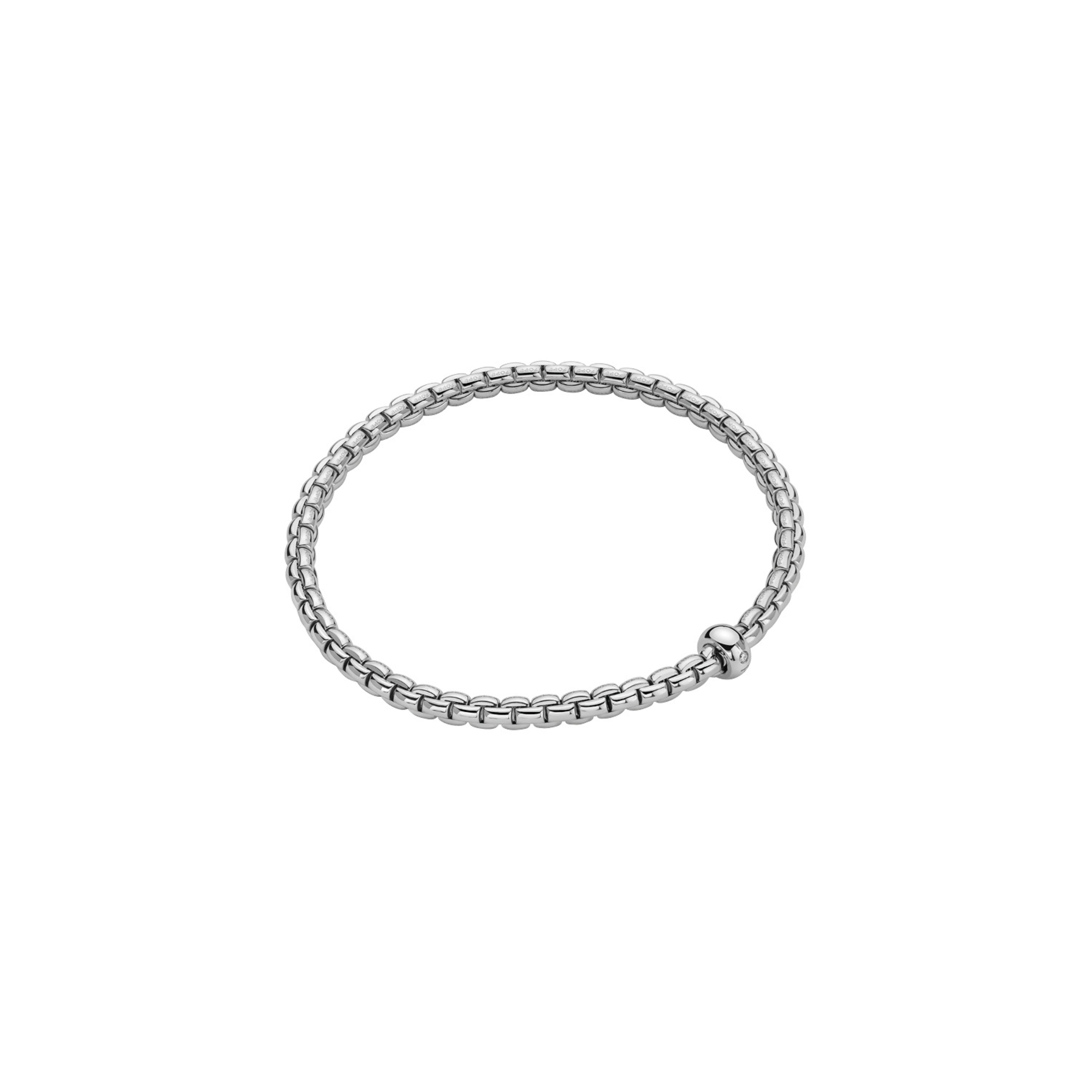 FOPE Flex'it Eka Bracelet 18K White Gold with Diamond