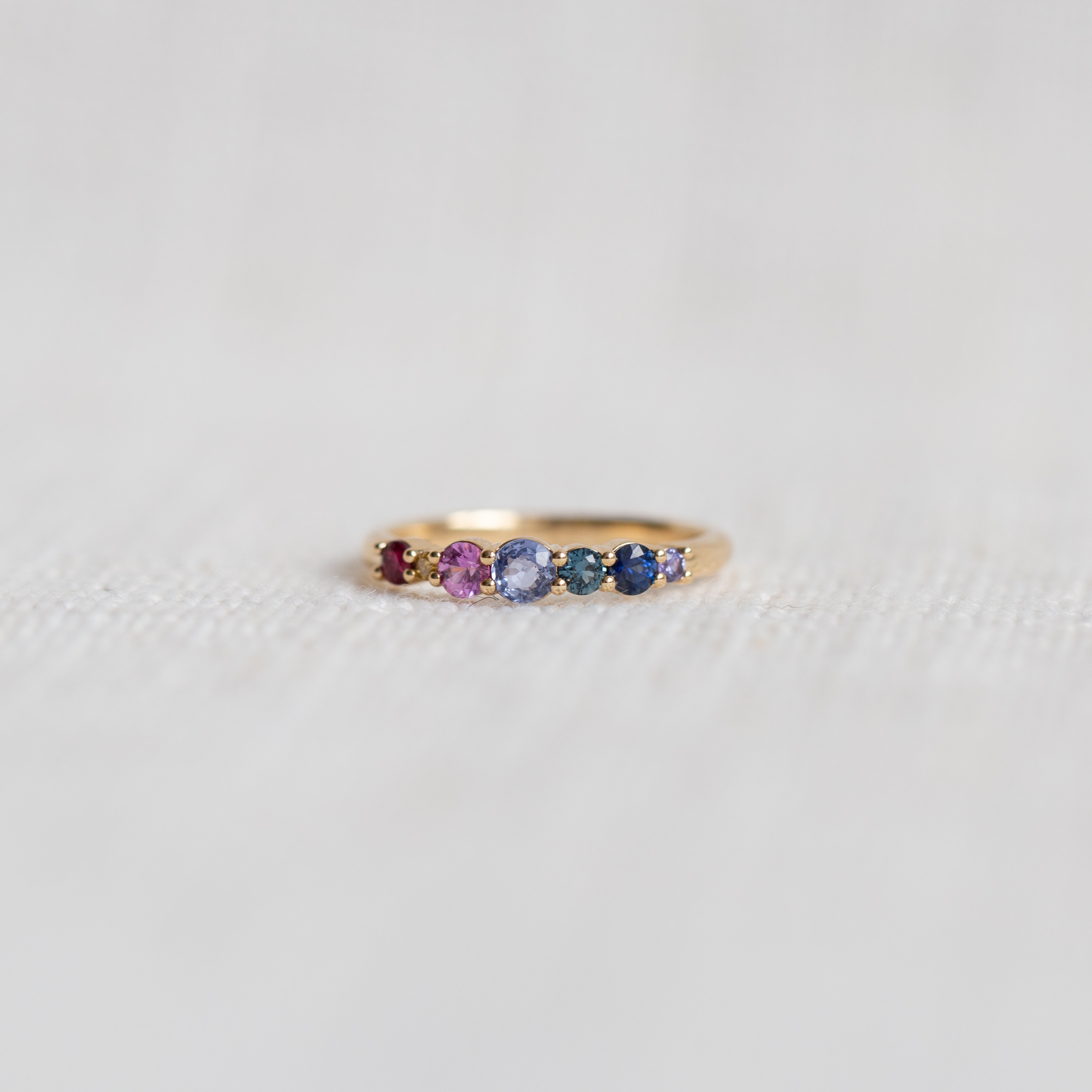 'Four Seasons' Summer II 9K Yellow Gold Ring
