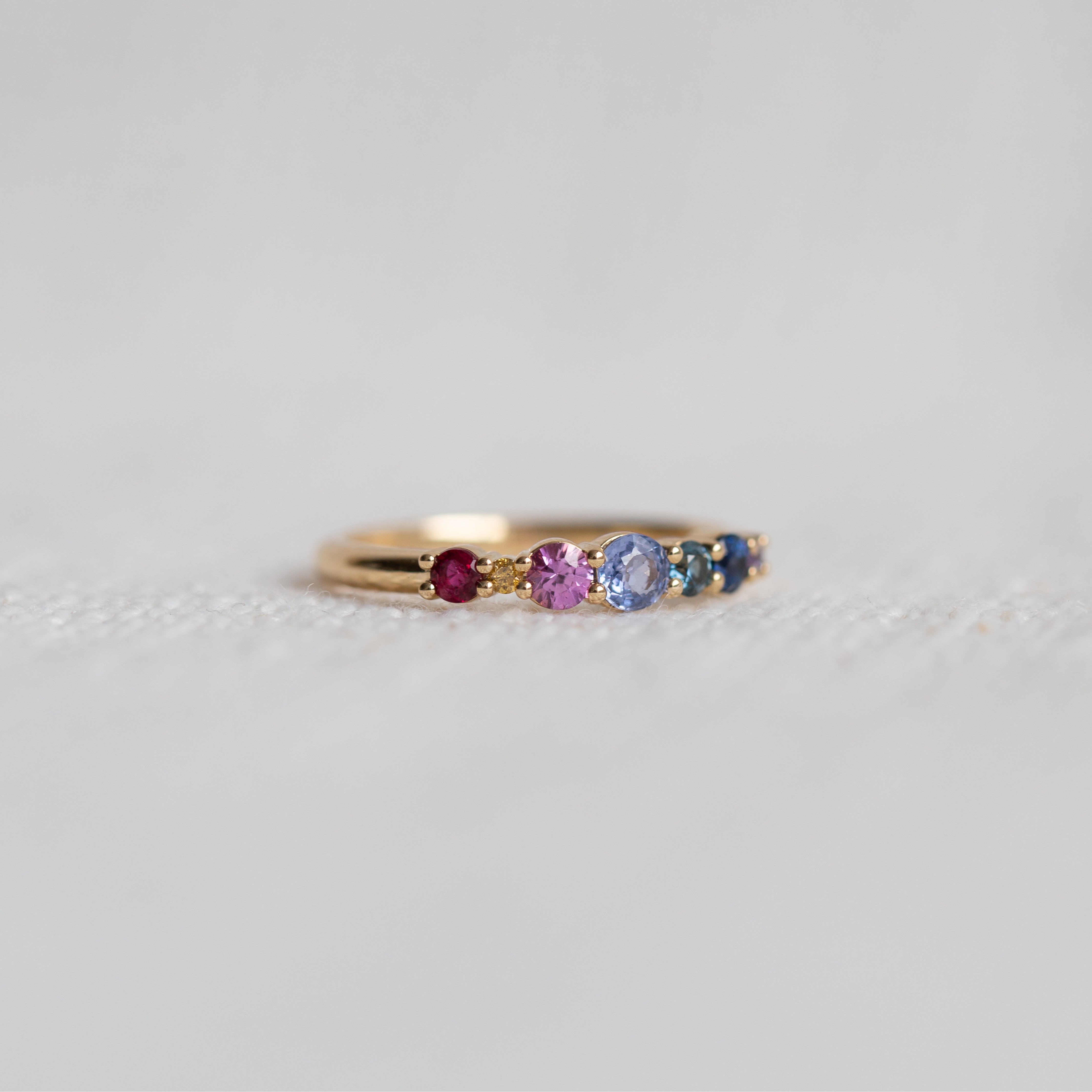 'Four Seasons' Summer II 9K Yellow Gold Ring