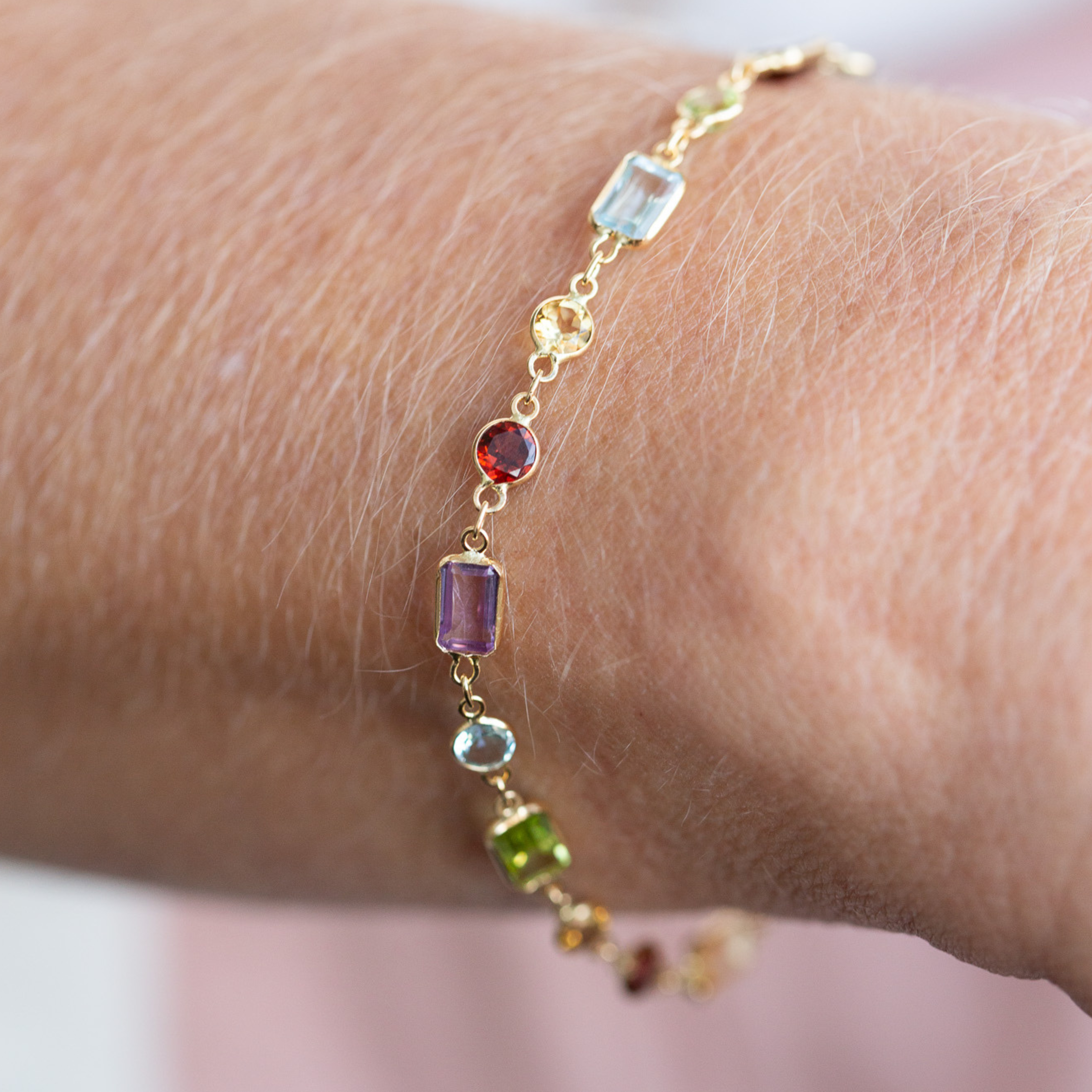 Mixed Gemstone Bracelet