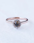 Ring Rose Gold Cognac