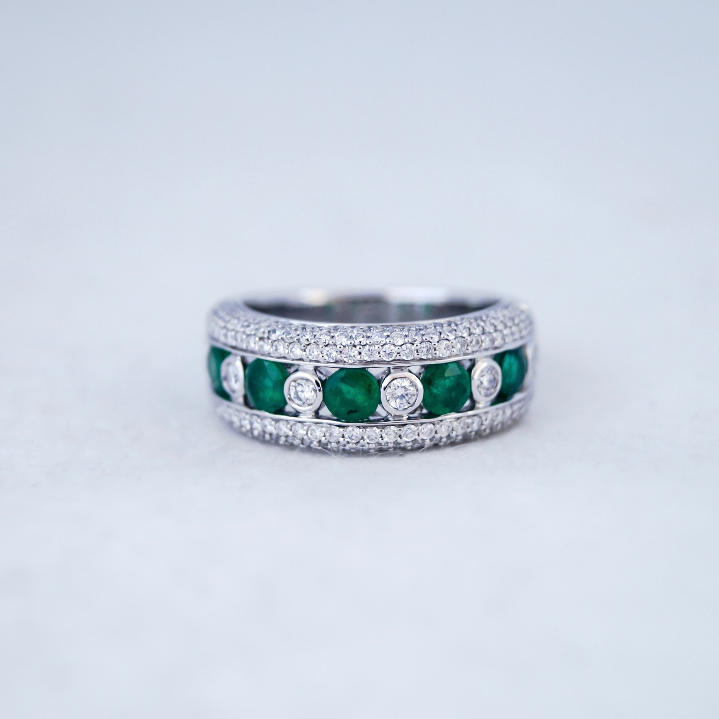 Emerald and Diamond Band