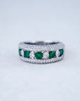 Emerald and Diamond Band