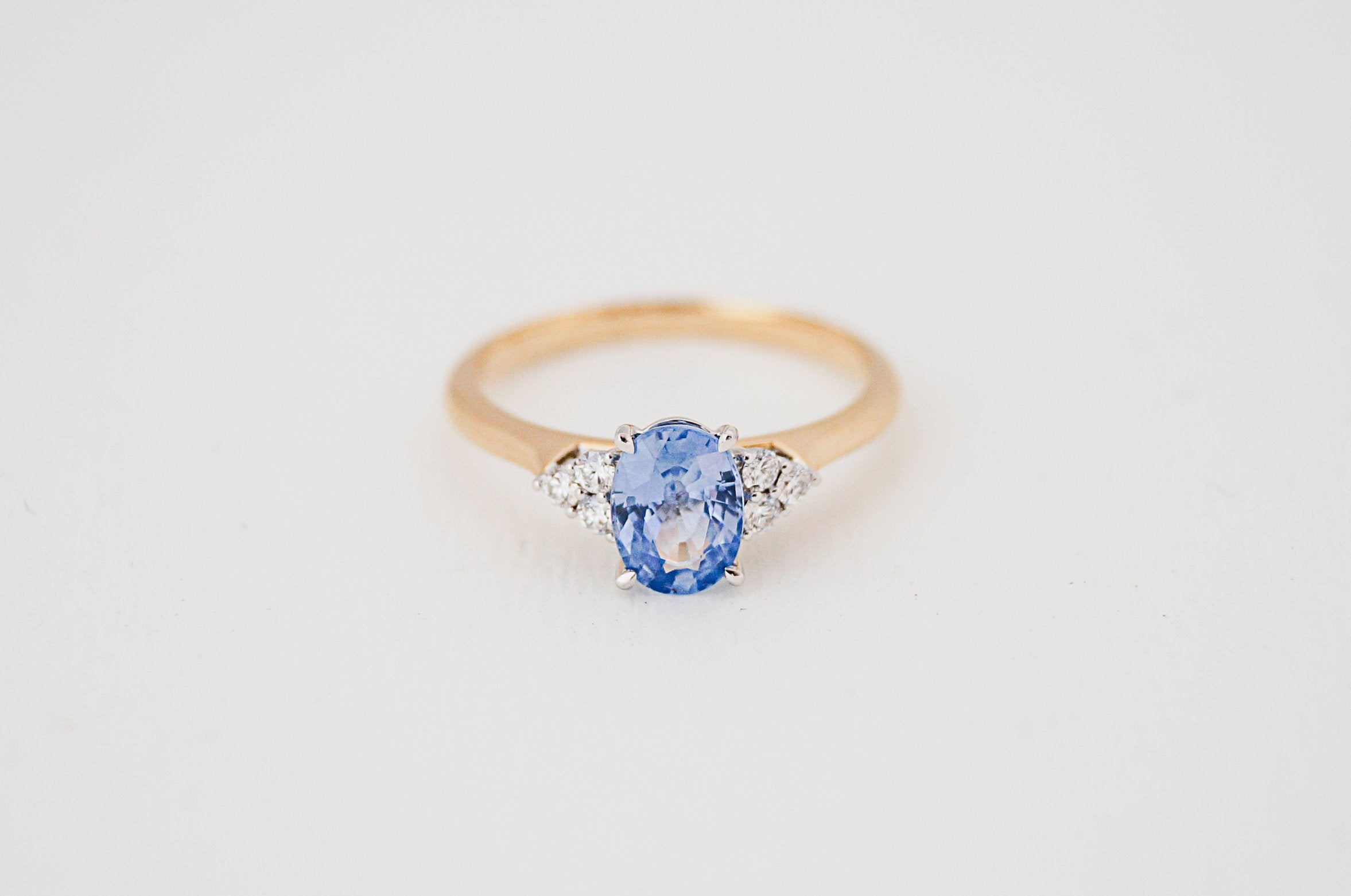 Blue ceylon clearance sapphire ring